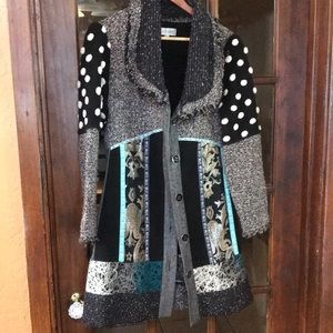 Beautiful patchwork looking jacket